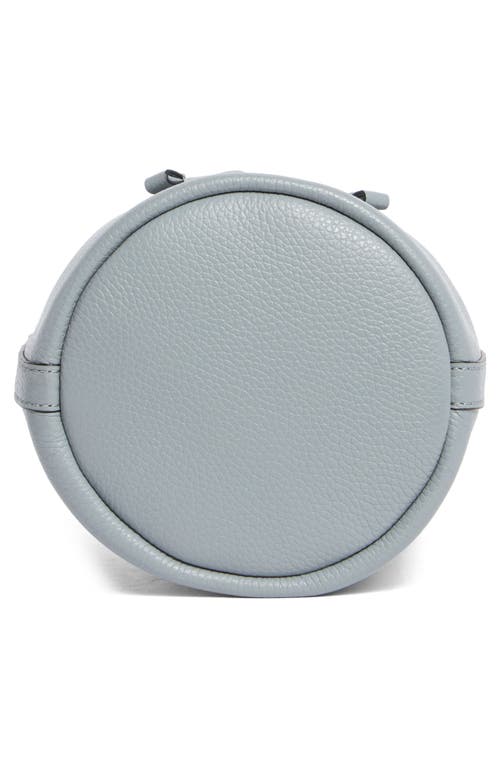 Marc Jacobs Leather Bucket Bag In Rock Grey
