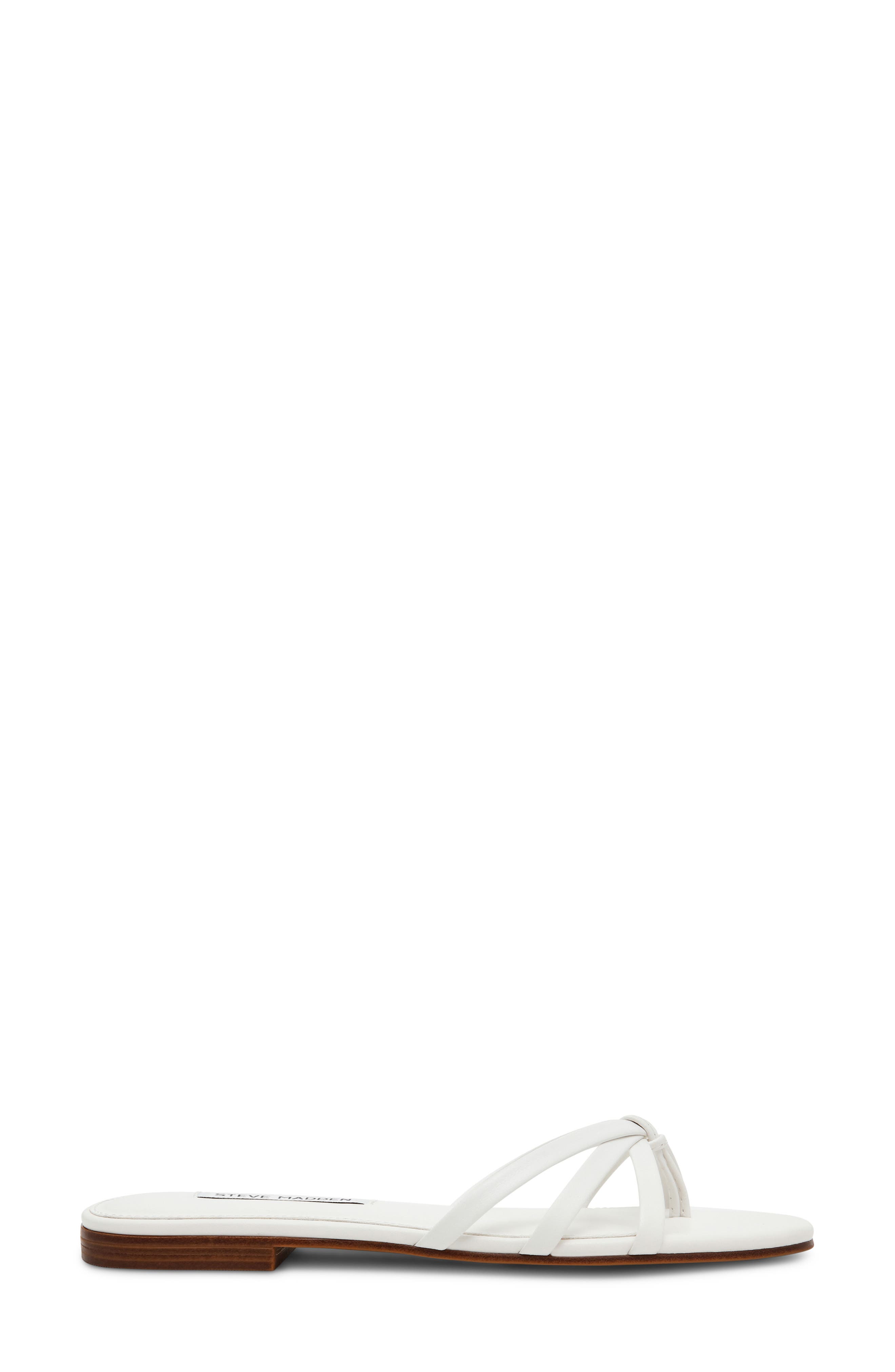 Calissi Flip Flop, Alternate, color, WHITE LEATHER