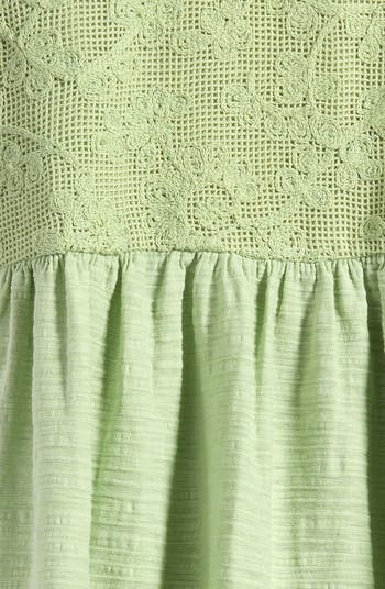 Kids' French Lace Tiered Stretch Cotton Party Dress