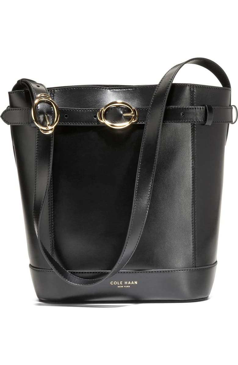 Cole Haan Alexandria Leather Bucket Bag, Main, color,