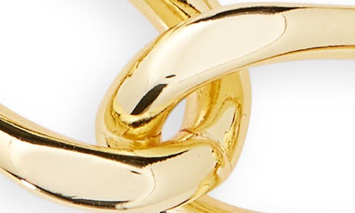 Argento Vivo Large Oval Chain Link Bracelet In Gold