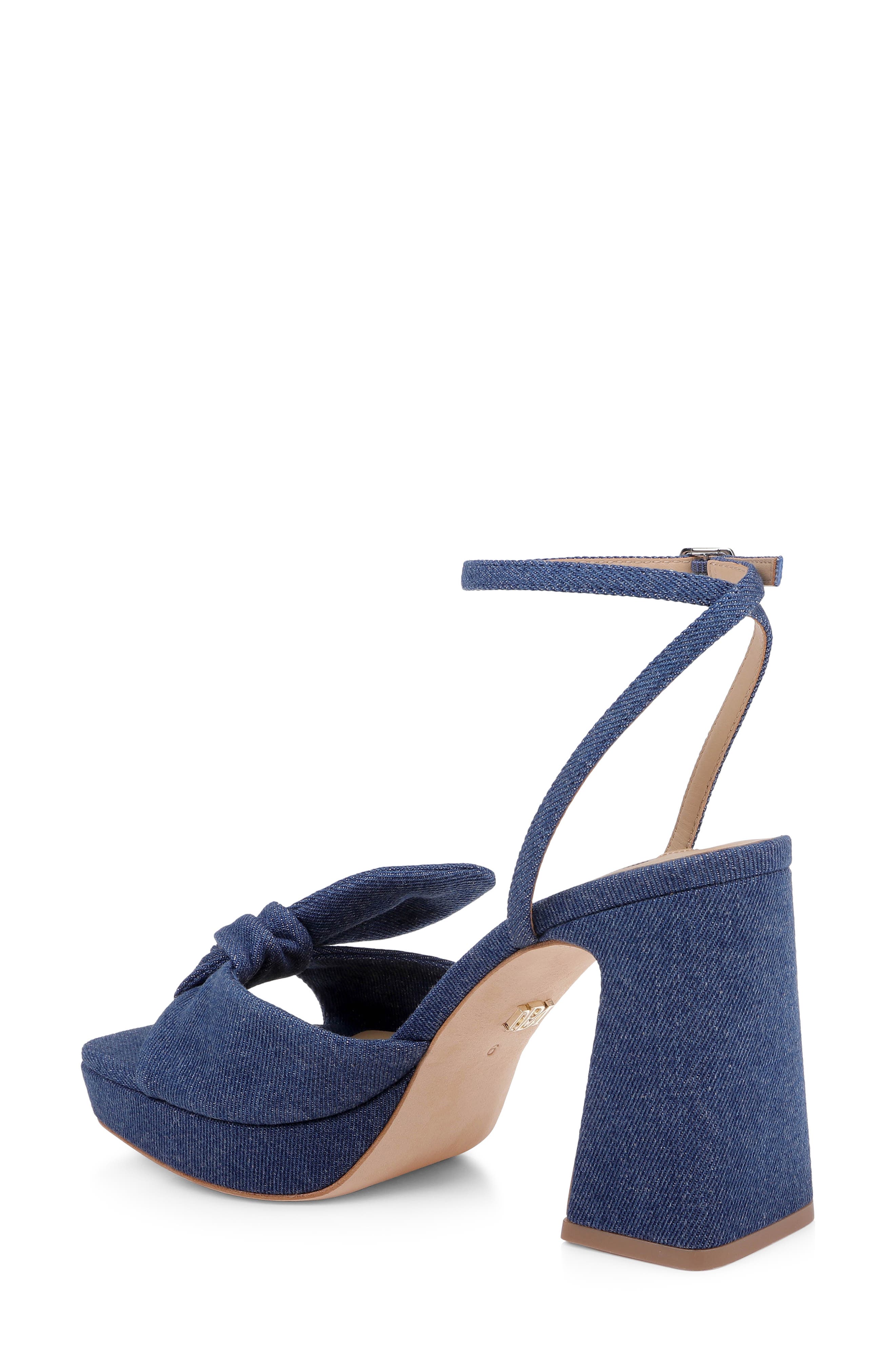 Yuki Ankle Strap Platform Sandal, Alternate, color, DARK DENIM