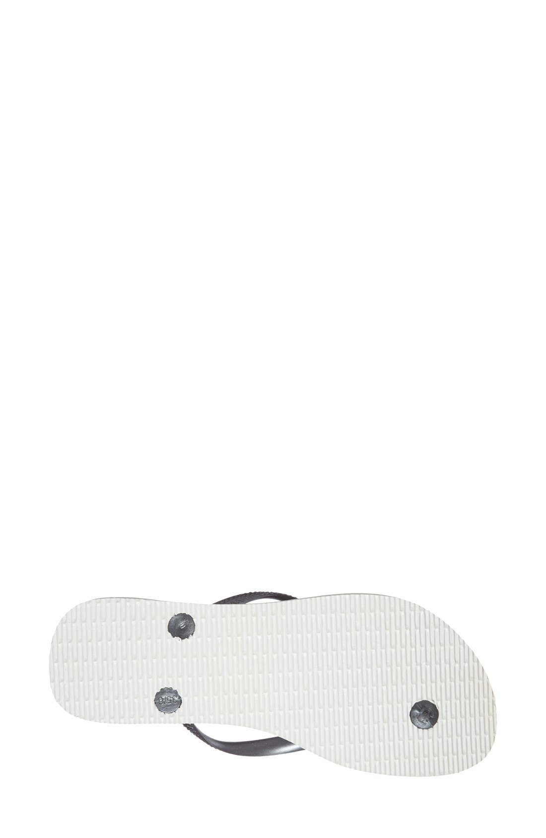 Havaianas Slim Animal Print Flip Flop, Alternate, color, 
