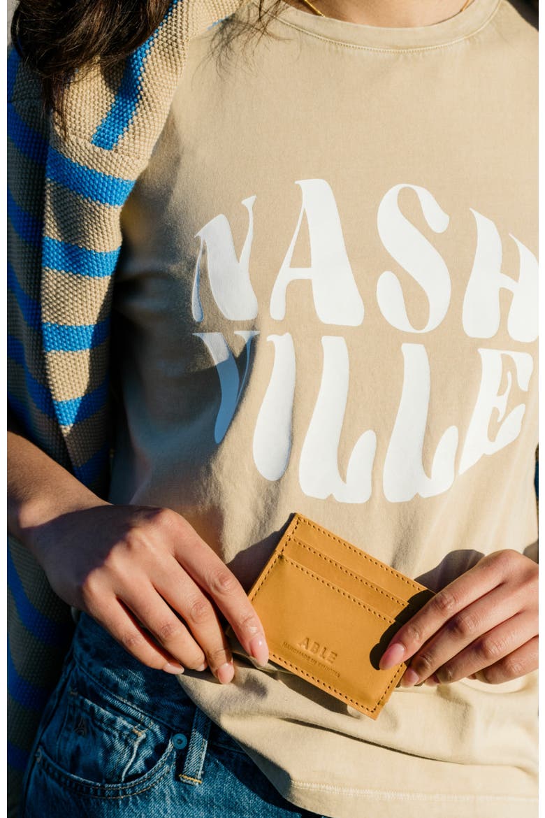 Alem Wallet, Alternate, color, Cognac
