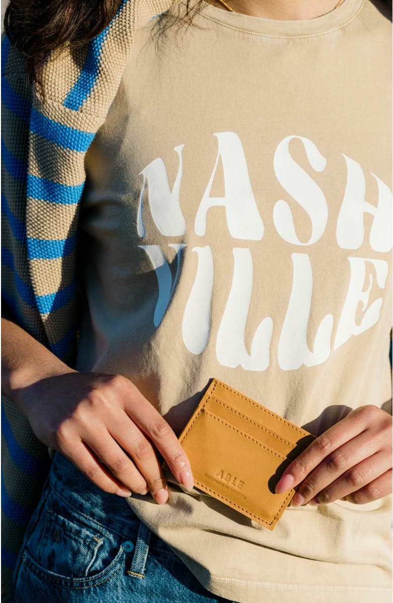 ABLE Alem Wallet, Alternate, color, Cognac