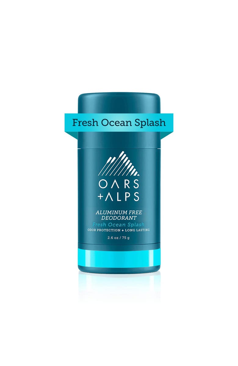 OARS + ALPS Aluminum-Free Deodorant - Fresh Ocean Splash, Main, color, Blue