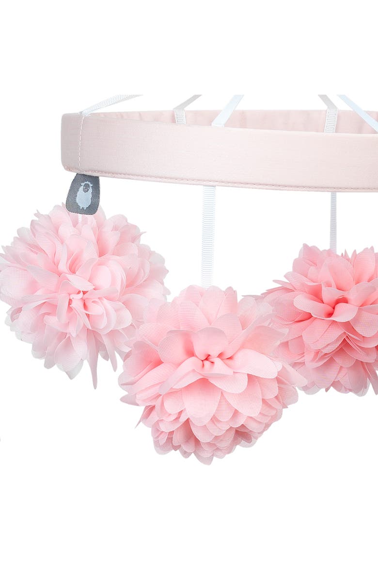 Signature Botanical Baby Floral Musical Baby Crib Mobile, Alternate, color, Pink