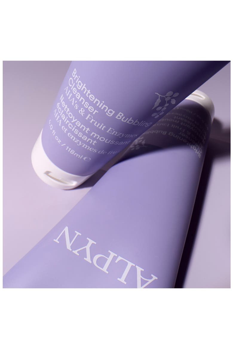 Brightening Bubbling Cleanser with AHAs & Fruit Enzymes, Alternate, color, NO COLOR