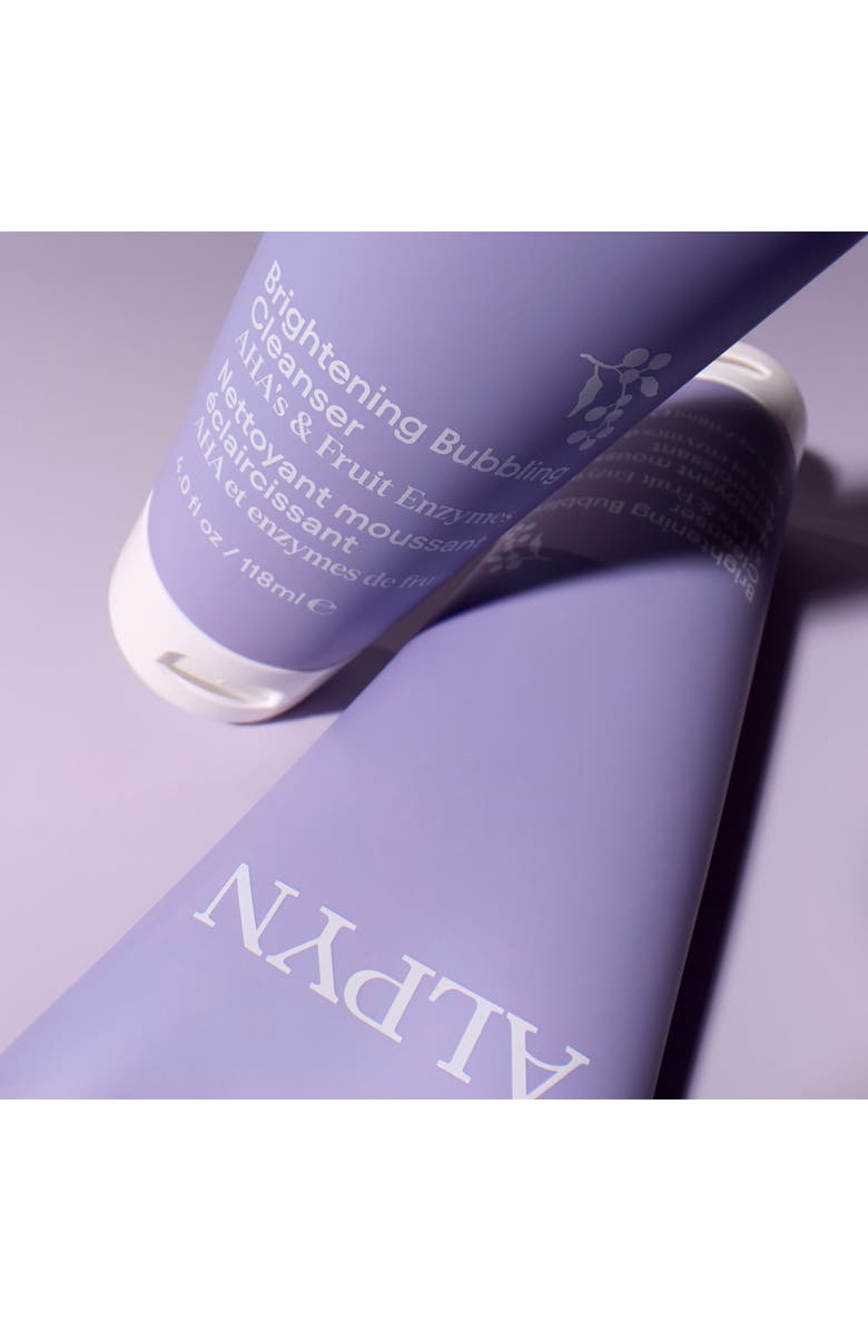 Alpyn Brightening Bubbling Cleanser with AHAs & Fruit Enzymes, Alternate, color, 