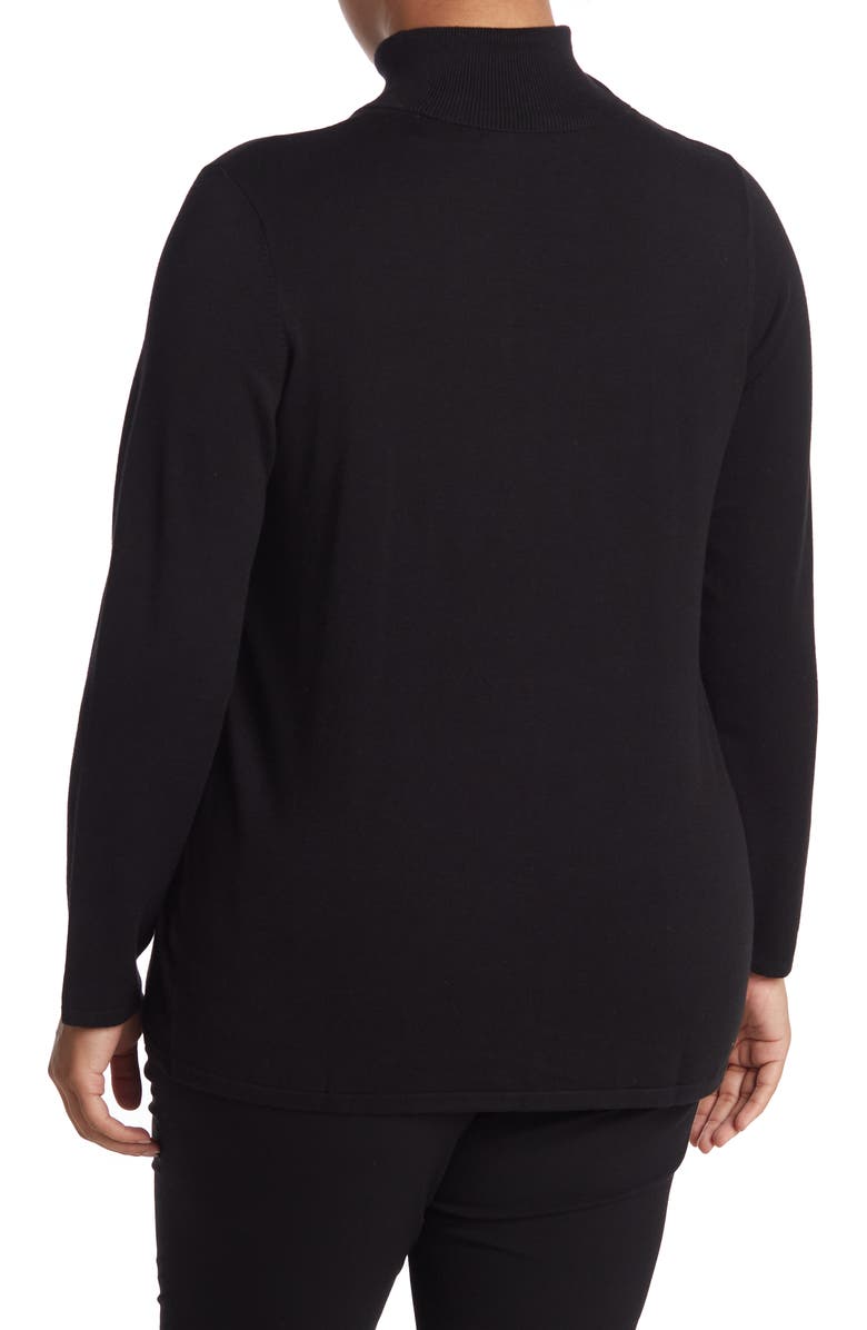 T Tahari Long Sleeve Turtleneck Sweater, Alternate, color,