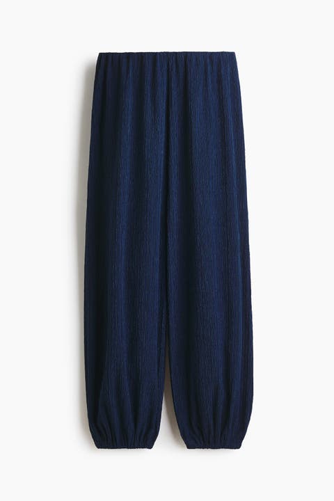 Crinkled Balloon Trousers