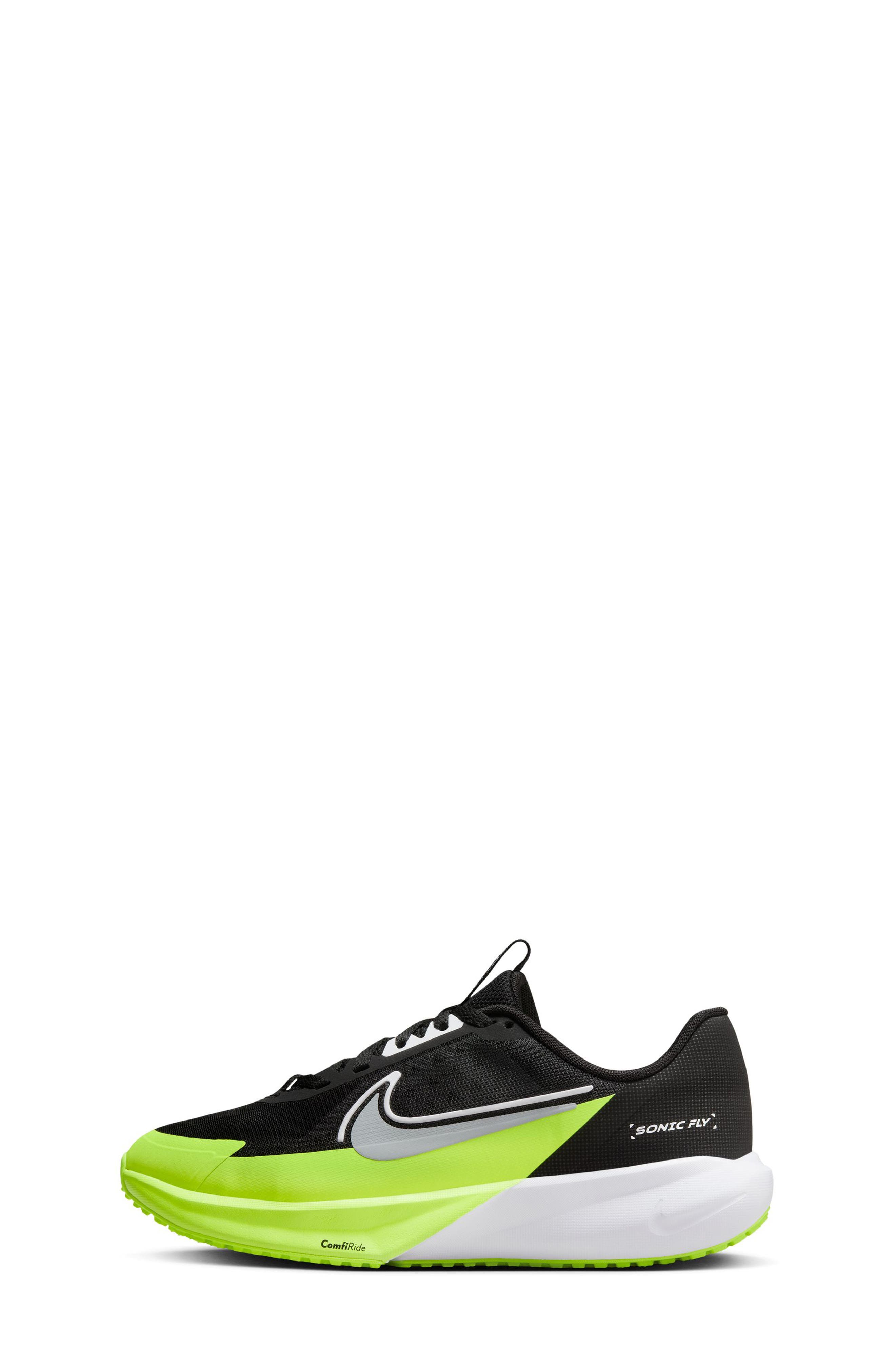 Nike Kids' Sonic Fly Running Shoe, Alternate, color, Black/ Wolf Grey