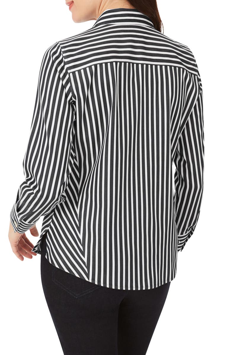 Foxcroft Paityn Stripe Button-Up Shirt, Alternate, color, 