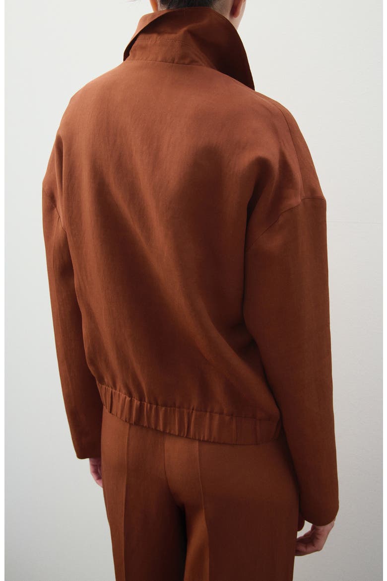 Zip Jacket, Alternate, color, RUSSET