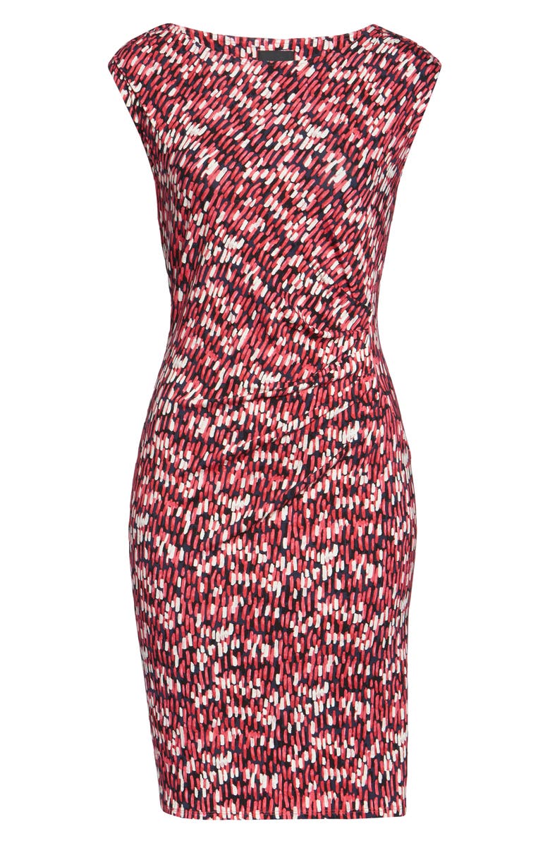 NIC+ZOE Bright Burst Twist Jersey Dress, Alternate, color, 