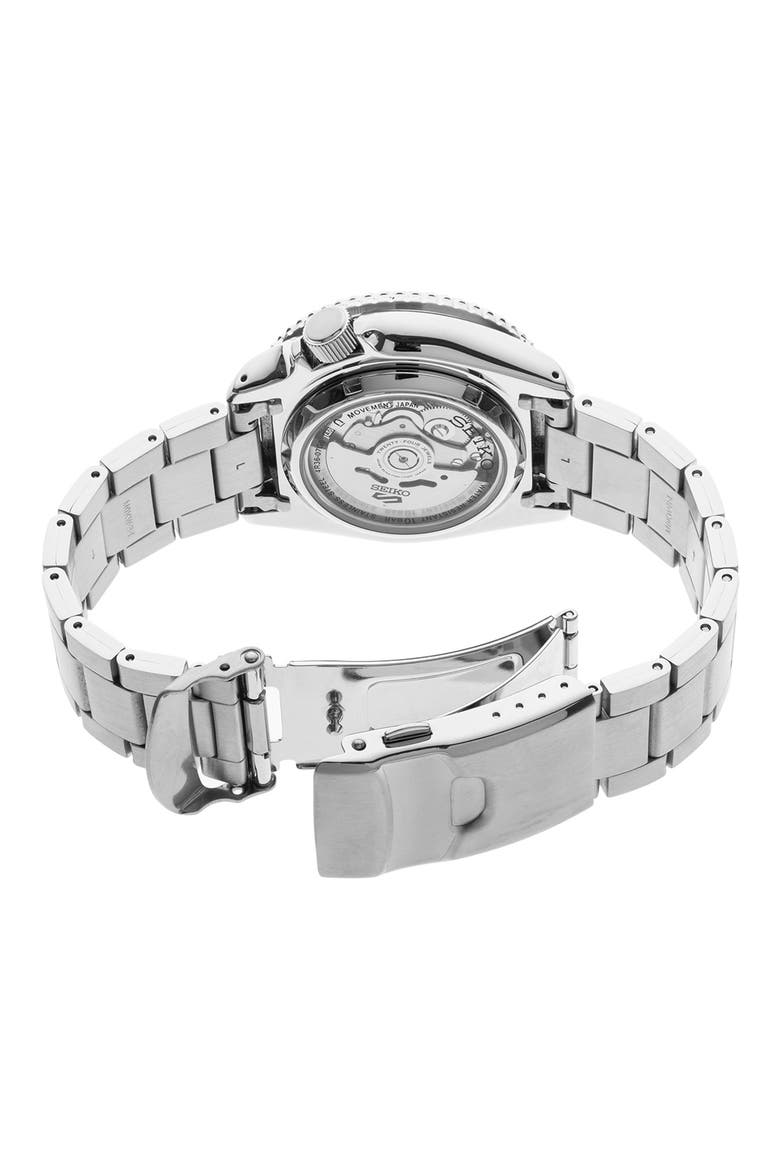 5 Sports Automatic Bracelet Watch, 38mm, Alternate, color, RED & BLUE