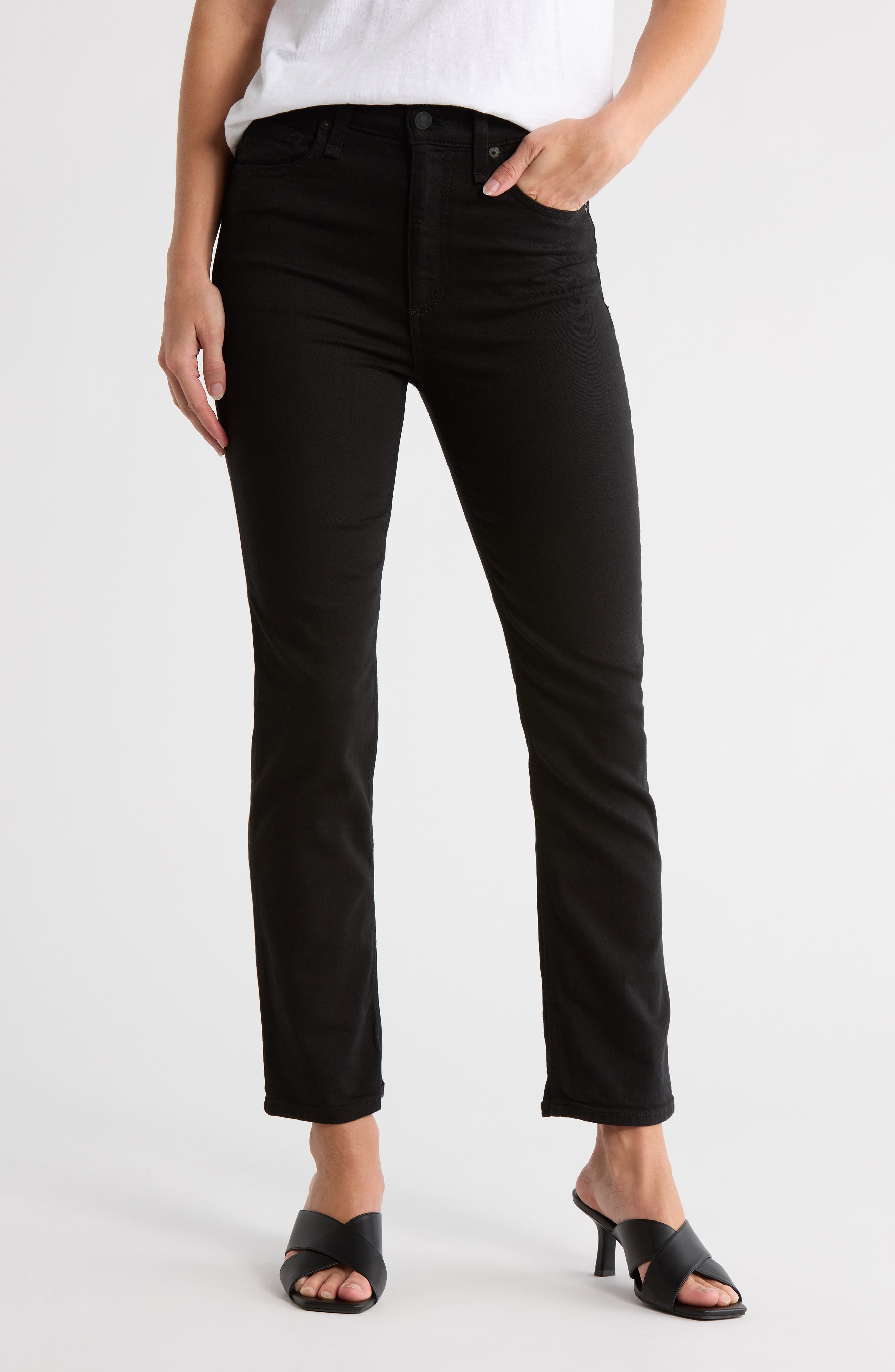 rag & bone Fern High Waist Ankle Slim Jeans
