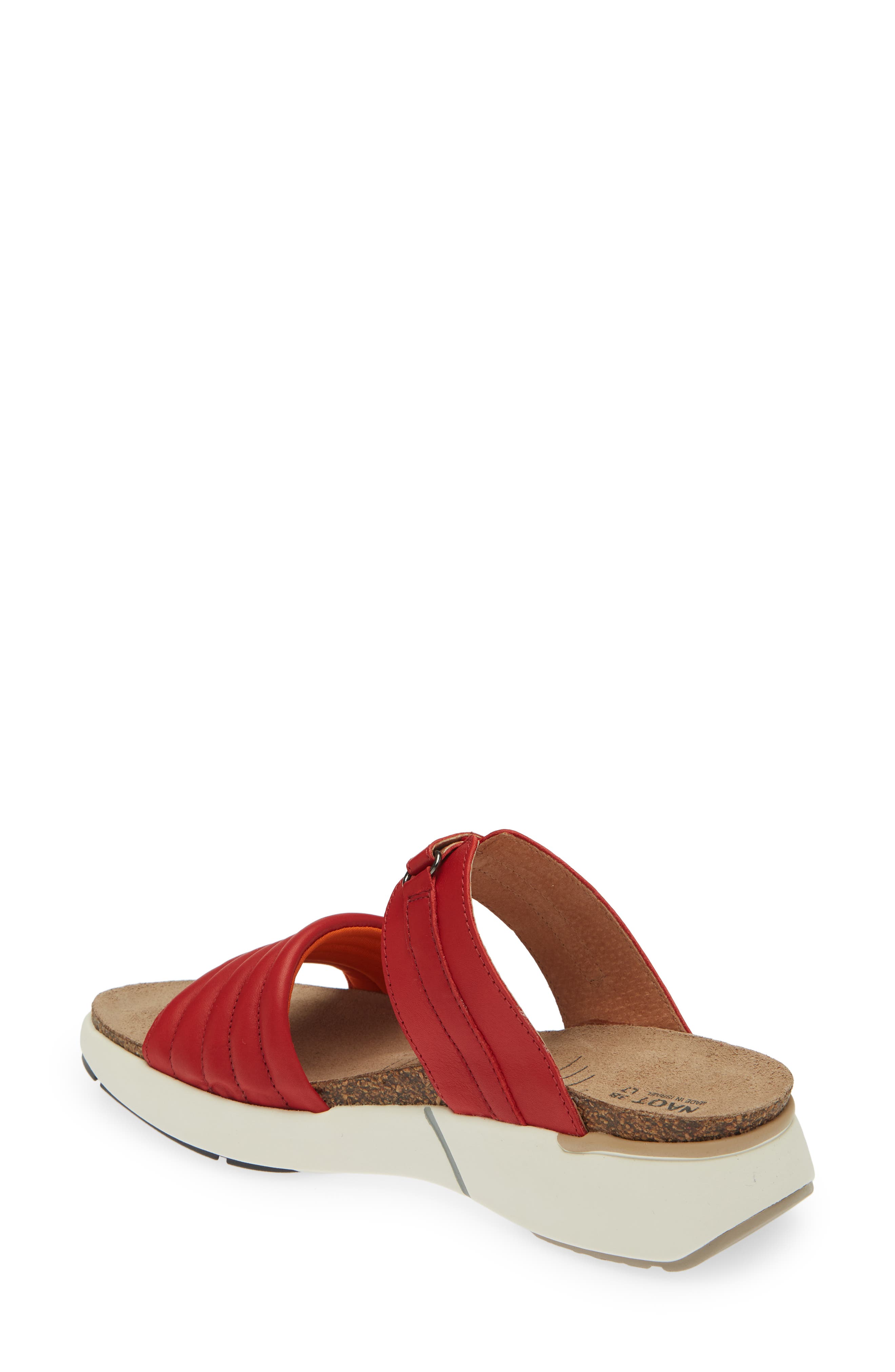 Vesta Sandal, Alternate, color, KISS RED LEATHER