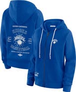 WEAR by Erin Andrews Women's WEAR by Erin Andrews Royal New York Knicks Vintage Full-Zip Raglan Hoodie
