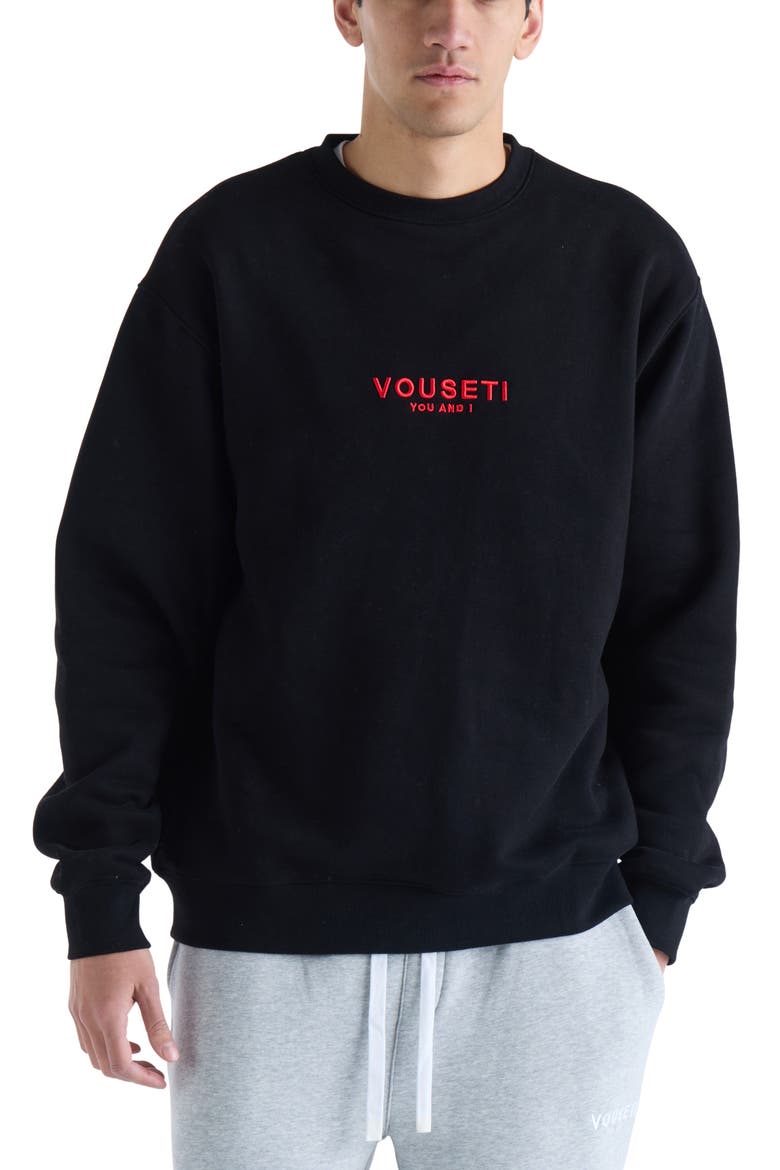 OG Crewneck Sweatshirt, Main, color, BLACK