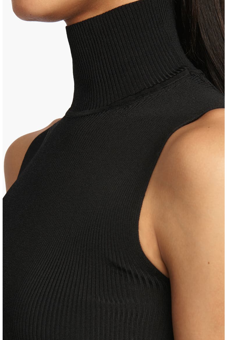 Benita Rib Top, Alternate, color, BLACK