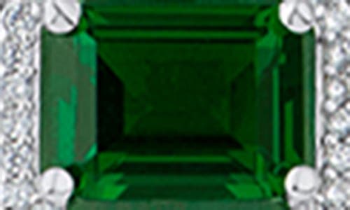 Cz By Kenneth Jay Lane Cubic Zirconia Interlocking Link Tennis Necklace In Multi