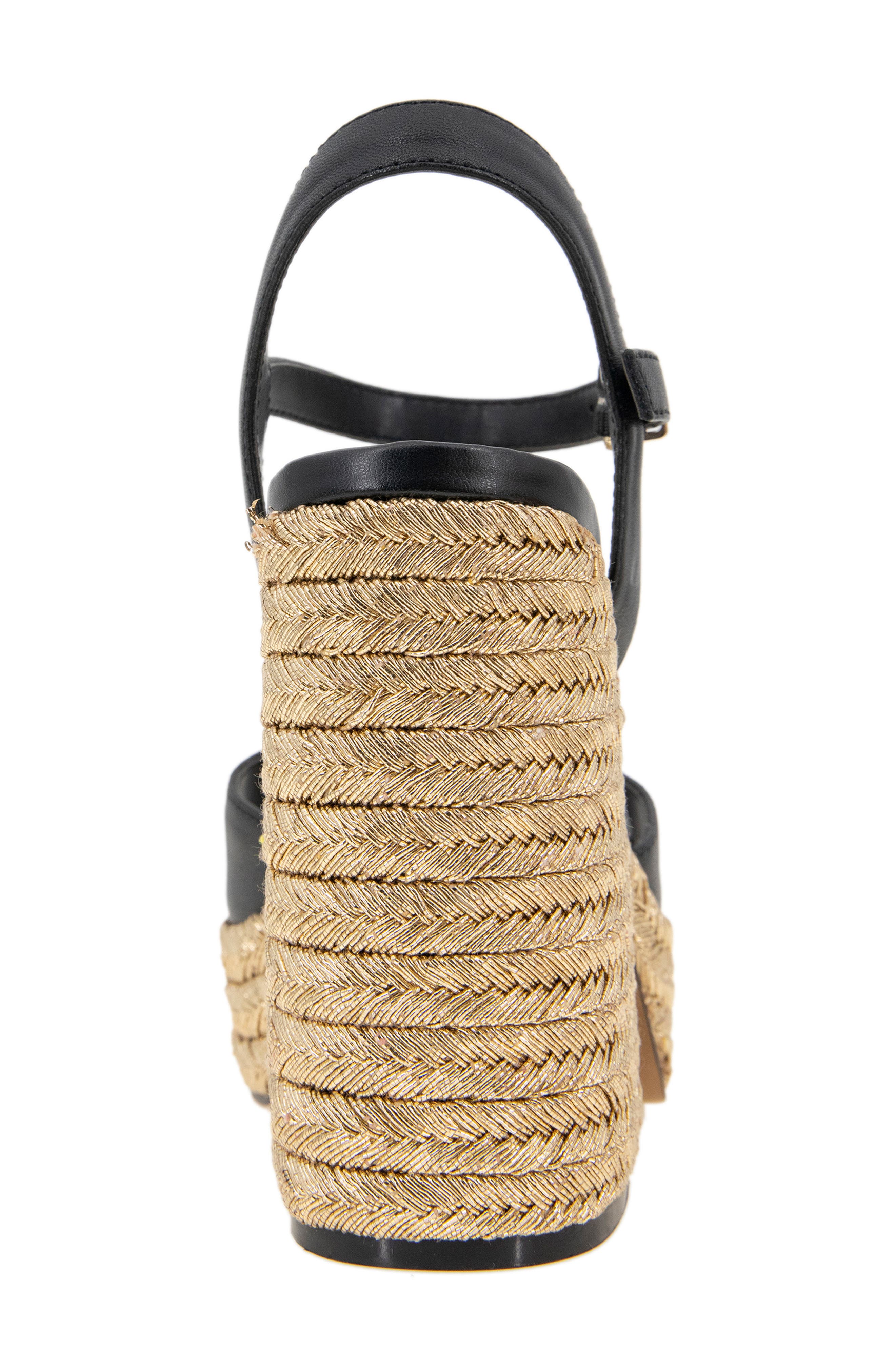 Kenneth Cole New York Dolly Platform Sandal, Alternate, color, Black