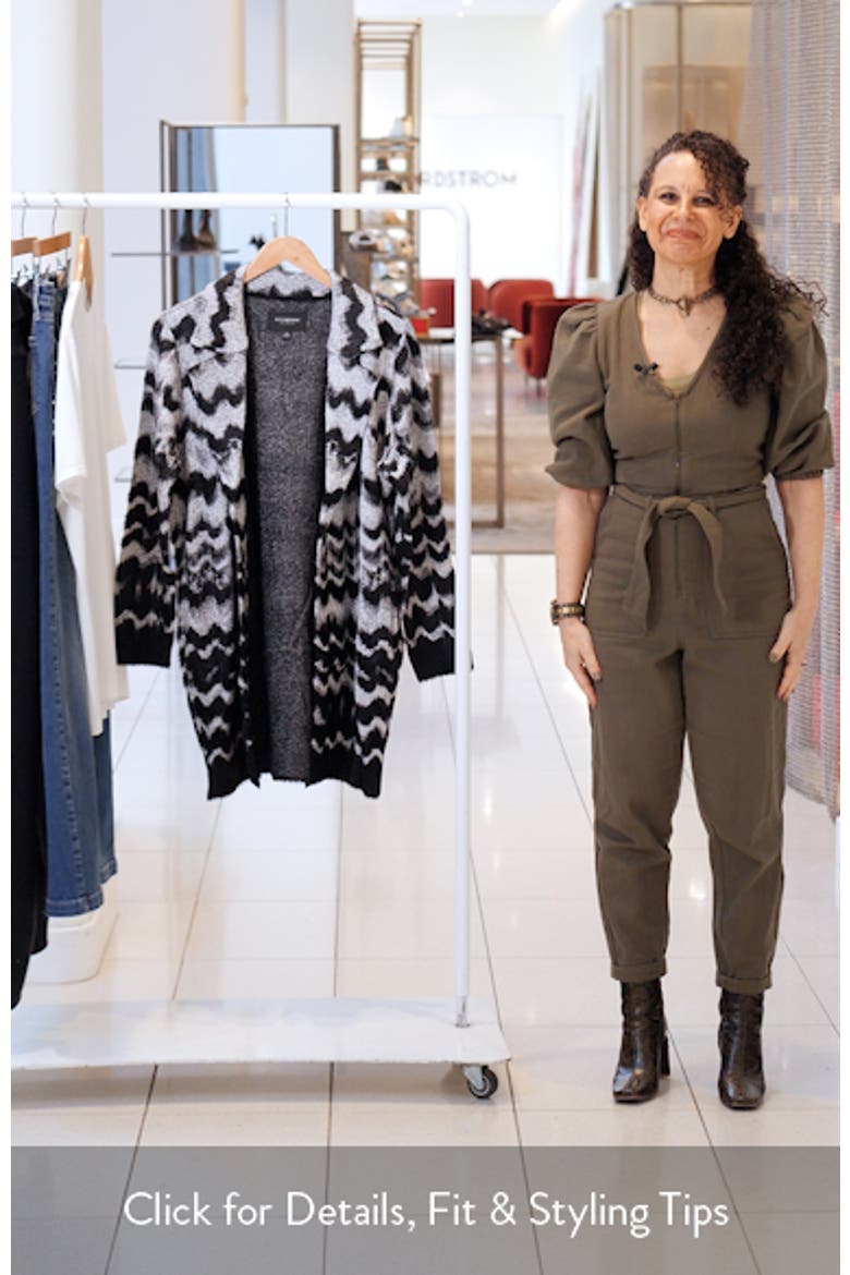 Pattern Sweater Coat video