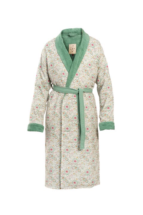 Tabea Shawl Collar Muslin 100% Cotton Bathrobe