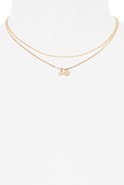 Ettika Dainty Pavé Disc Chain Necklace