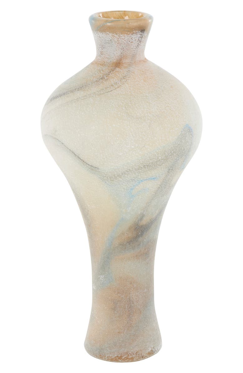 GINGER BIRCH STUDIO Marbled Glass Vase, Main, color,