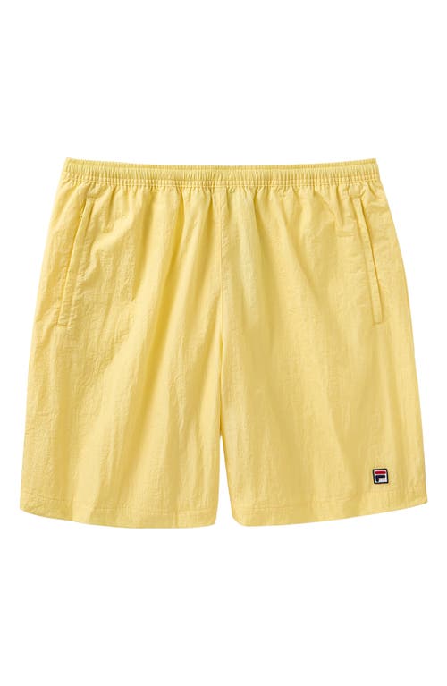 Fila X Hailey Nylon Crinkle Shorts In White