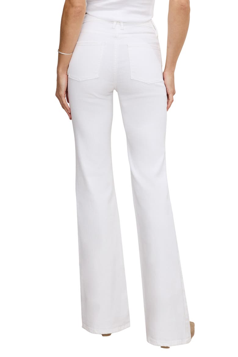 Good Legs Flare Jeans, Alternate, color, WHITE001