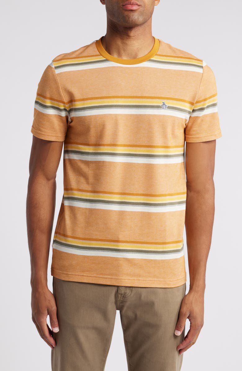 Original Penguin Birdseye Piqué Cotton T-Shirt, Main, color, 