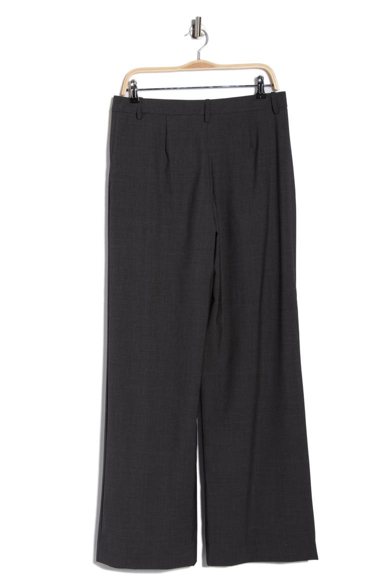 Sulli Stretch Cotton & Wool Pants, Alternate, color, DARK CHARCOAL