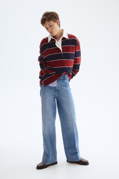 Wide High Jeans