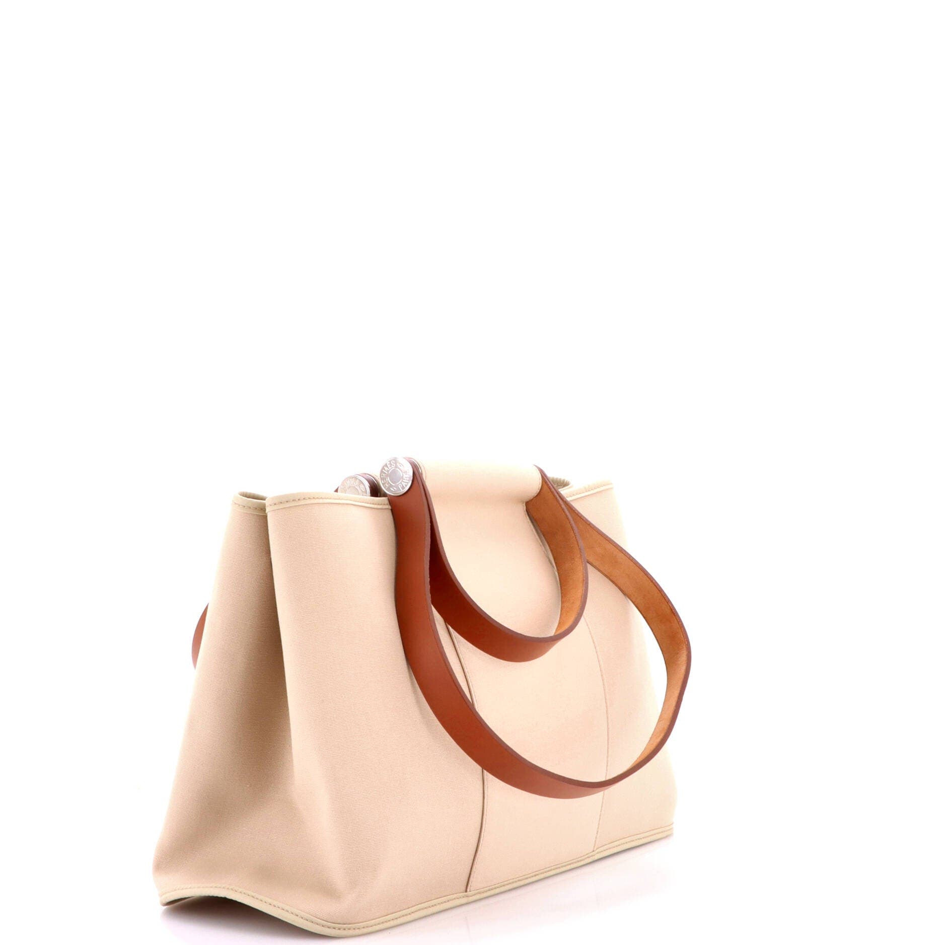 Cabag Elan Toile and Leather 39, Alternate, color, Beige