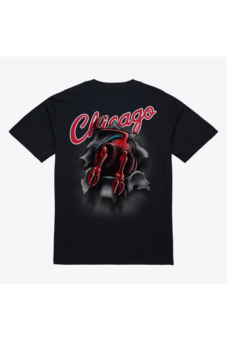 Men's Mitchell & Ness Black Chicago Bulls Breakthrough T-Shirt, Alternate, color, Black