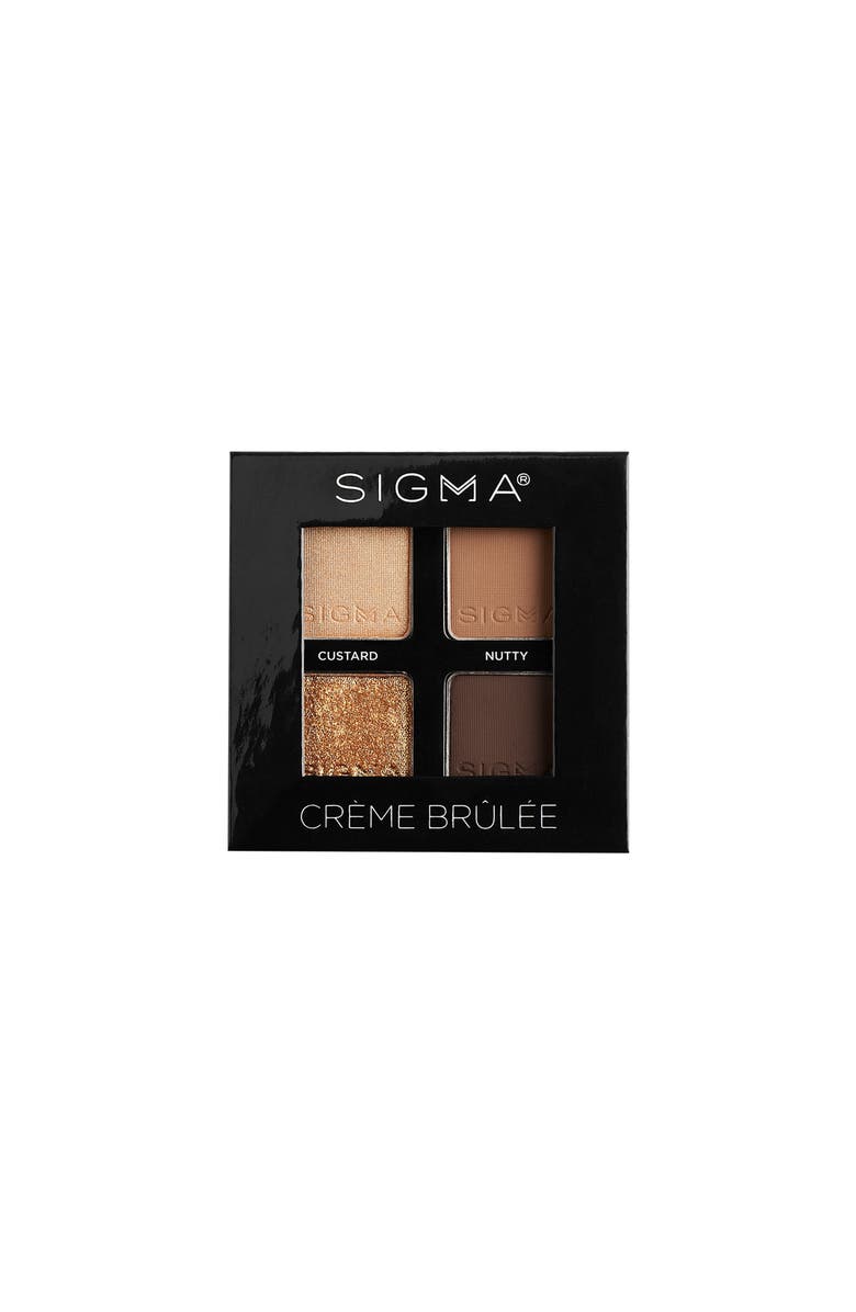 Sigma Beauty Eyeshadow Quad, Alternate, color, Crème Brûlée - Golden Neutrals