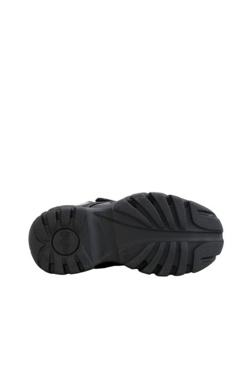 Buffalo Boots Classic High Patent Leather Sneaker In Black