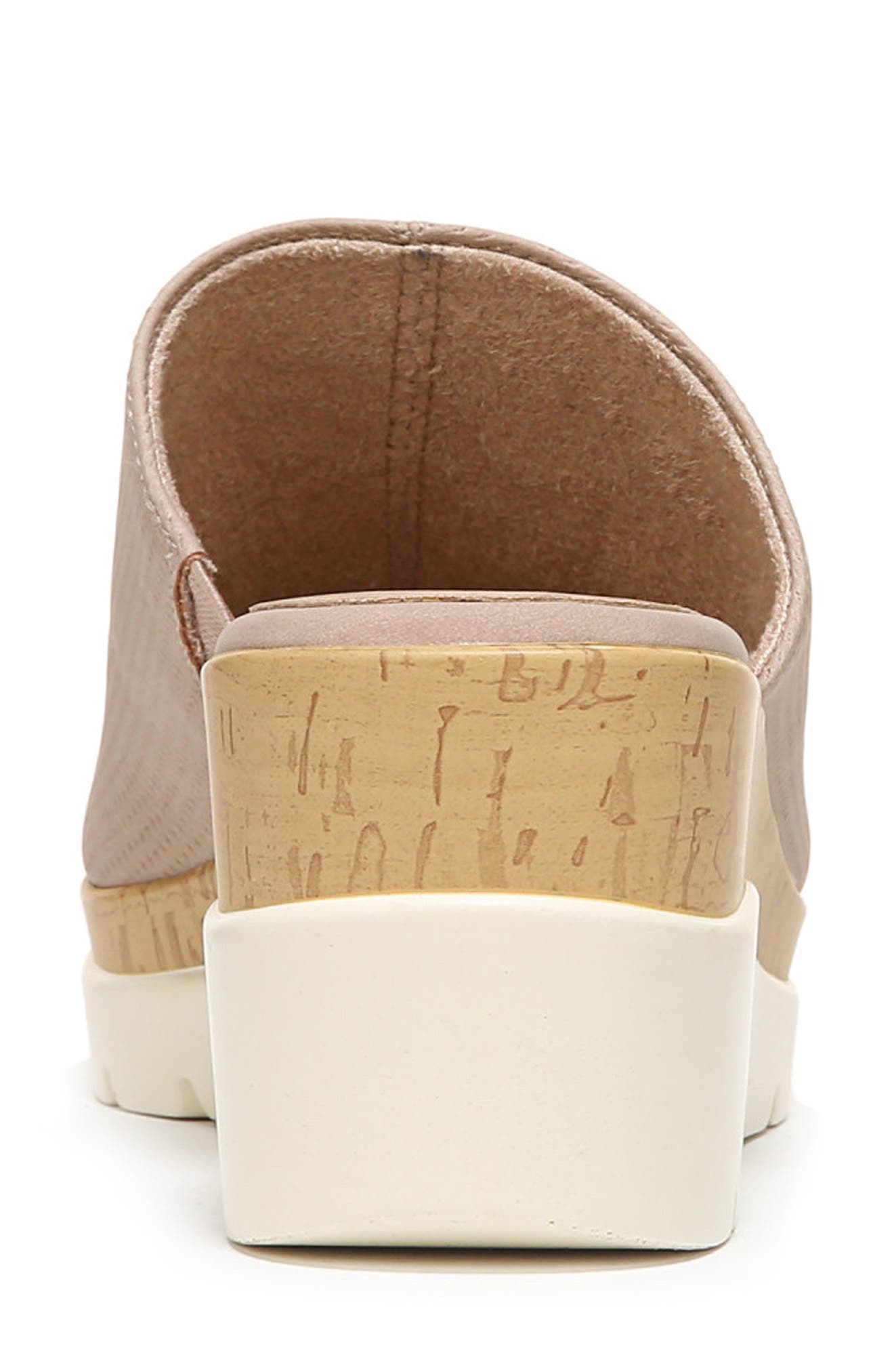 SOUL NATURALIZER Goodtimes Platform Wedge Slide Sandal, Alternate, color, Light Taupe Synthetic