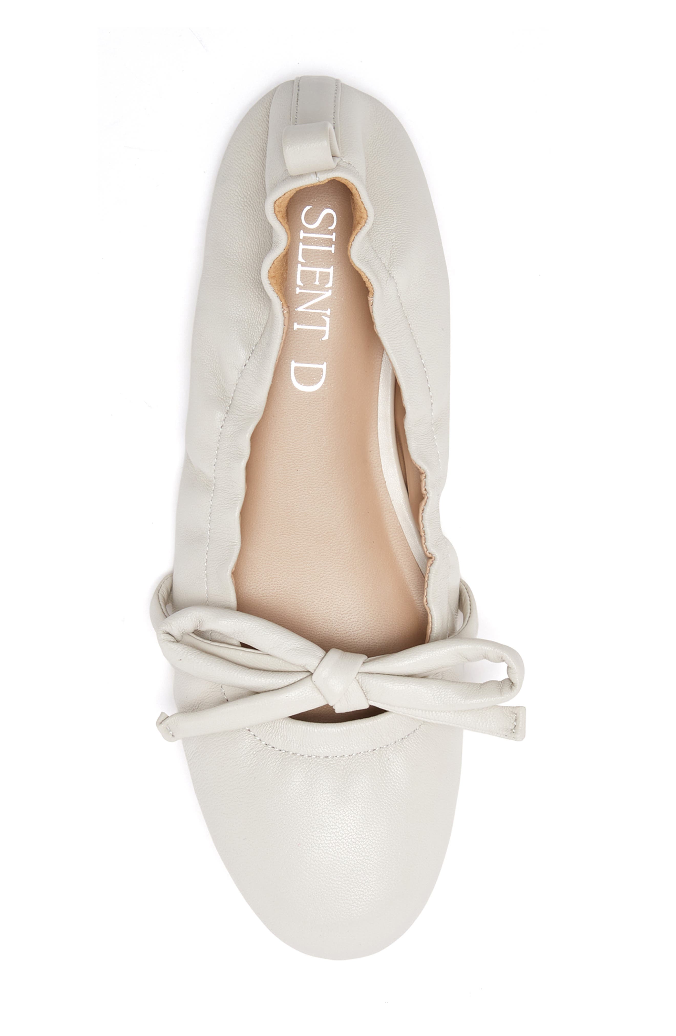 Bella Ballet Flat, Alternate, color, OAT MILK LEATHER