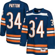 Mitchell & Ness Youth Mitchell & Ness Walter Payton Navy Chicago Bears Hockey Fashion Jersey