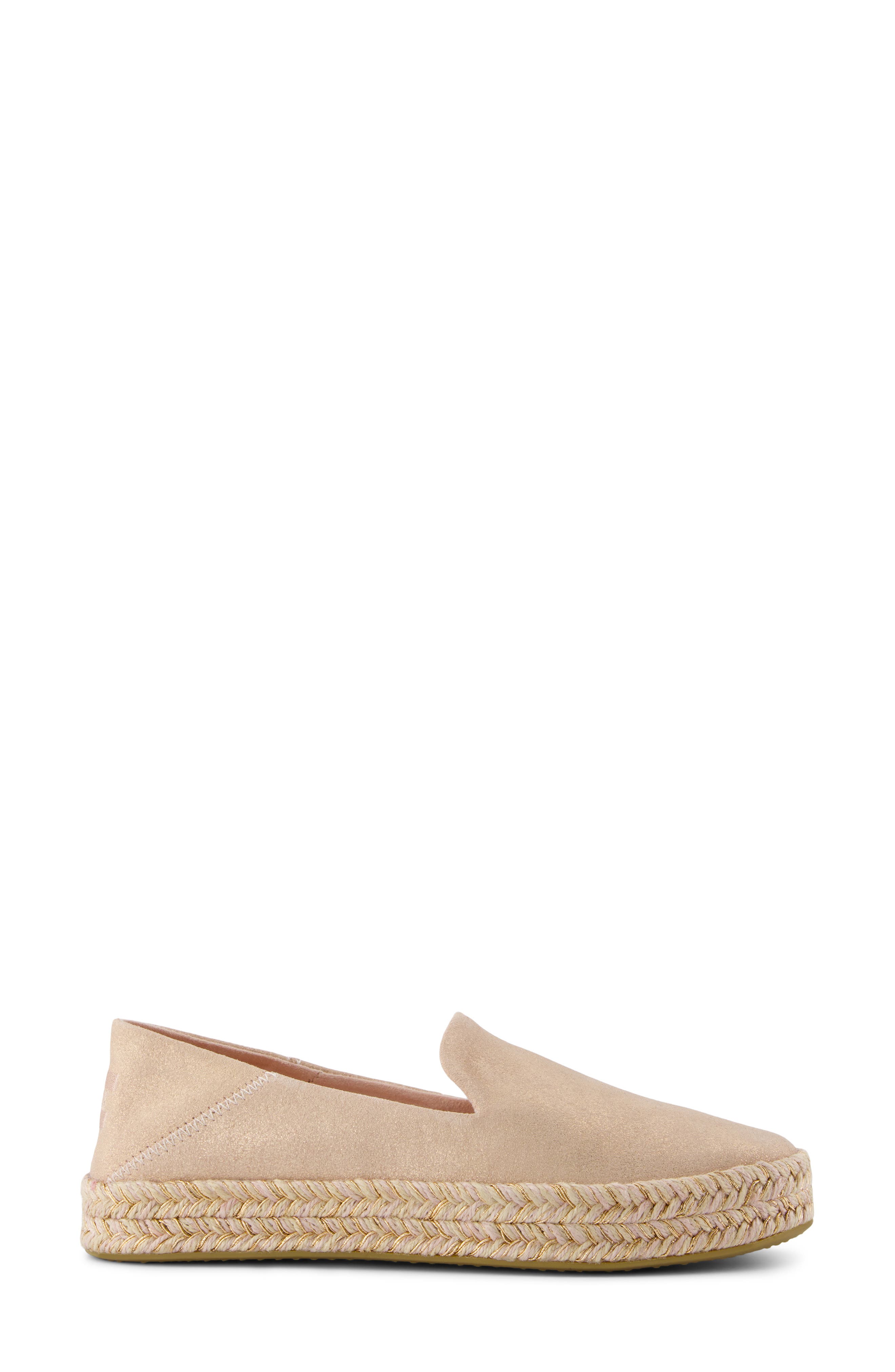 TOMS Caroln Slip-On Espadrille, Alternate, color, Pink