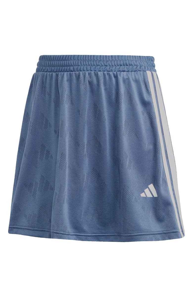 adidas Stadium 3-Stripes Jacquard Tennis Skort, Alternate, color, Preloved Ink/ Off White