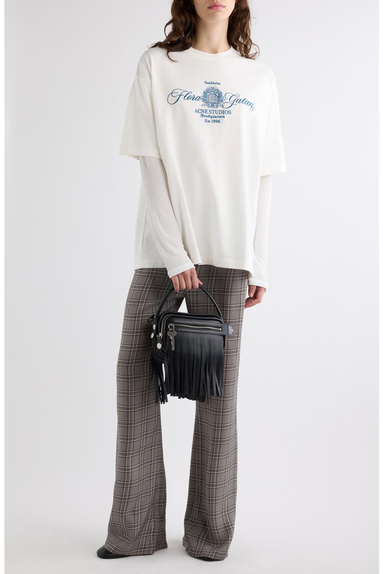 Edra Embroidered T-Shirt, Alternate, color, OFF WHITE/ ECRU