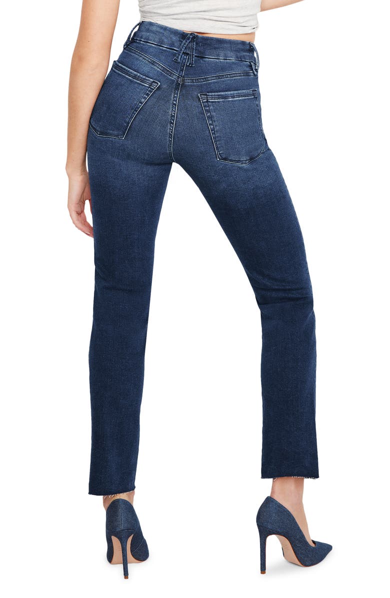 Good American Always Fits Good Classic Straight Leg Jeans, Alternate, color, 