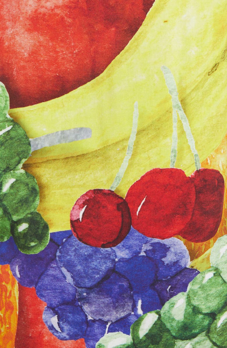 Petals and Peacocks Gender Inclusive Treat Yourself Vacation Camp Shirt, Alternate, color, 