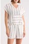selected White/ Brown Stripe