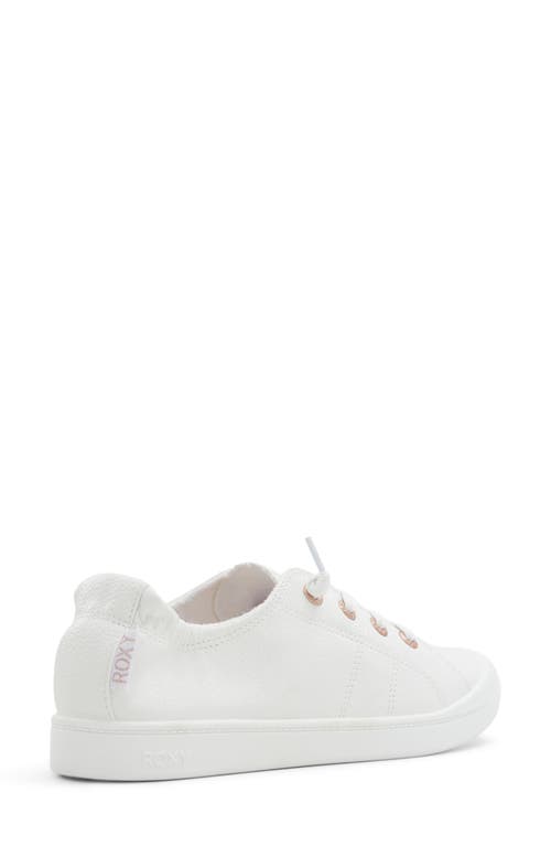 Roxy Bayshore Plus Lx Sneaker In White